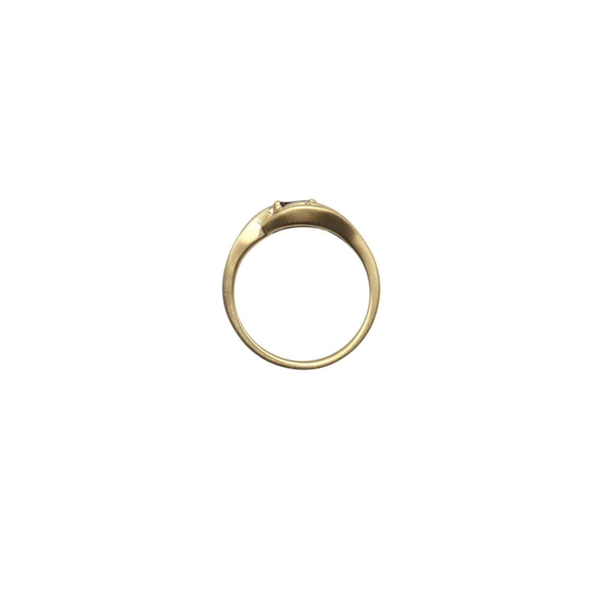 Nostalgic Wave Ruby Diamond Ring - Petra Star