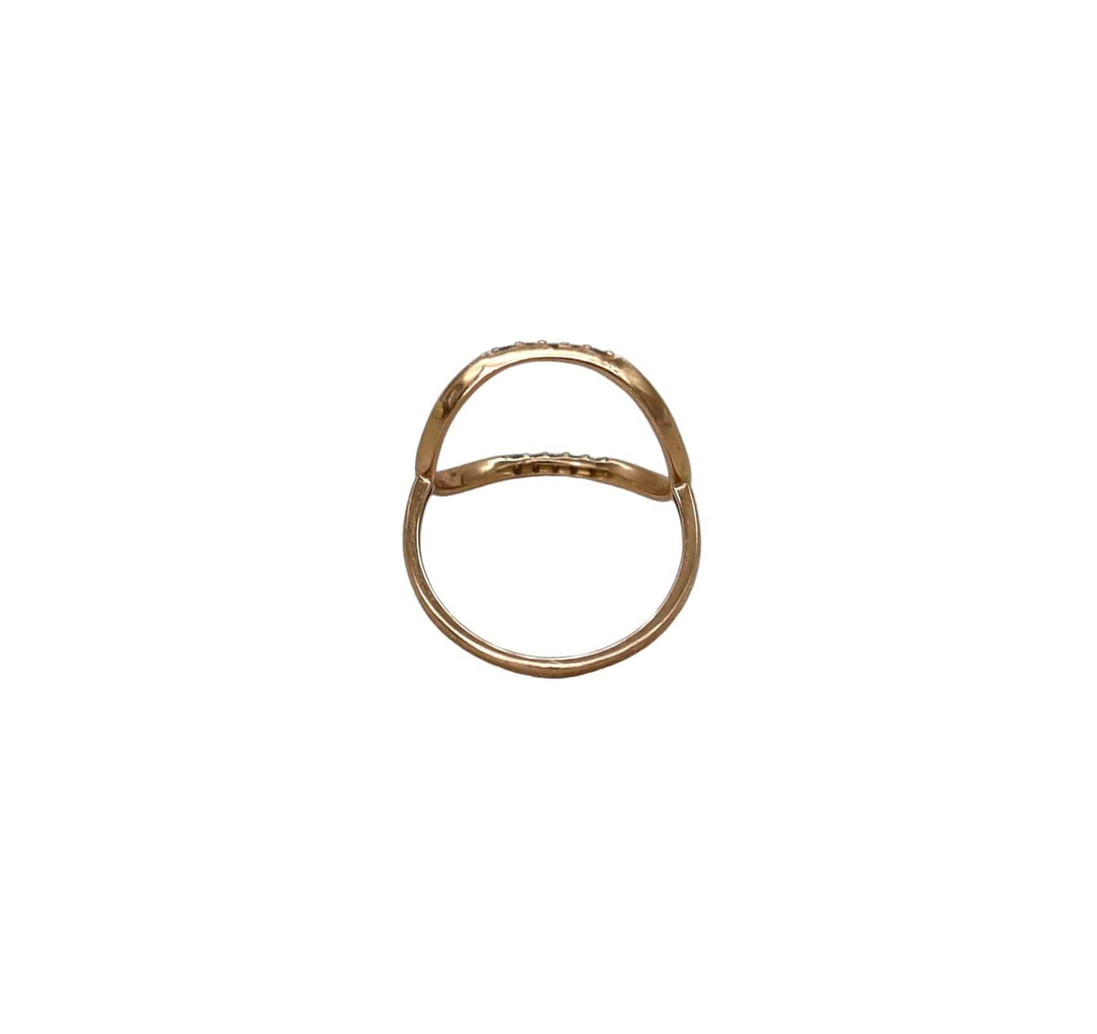 Open Circle Diamond Ring - Petra Star