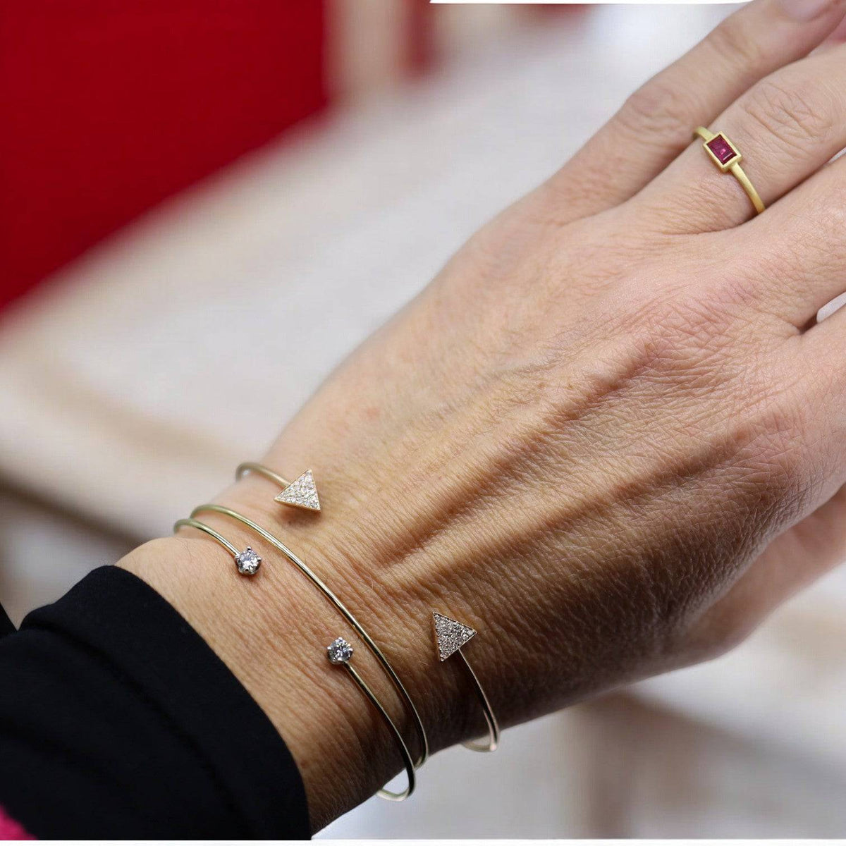 Petra Star Wire Cuff Bracelet - Petra Star
