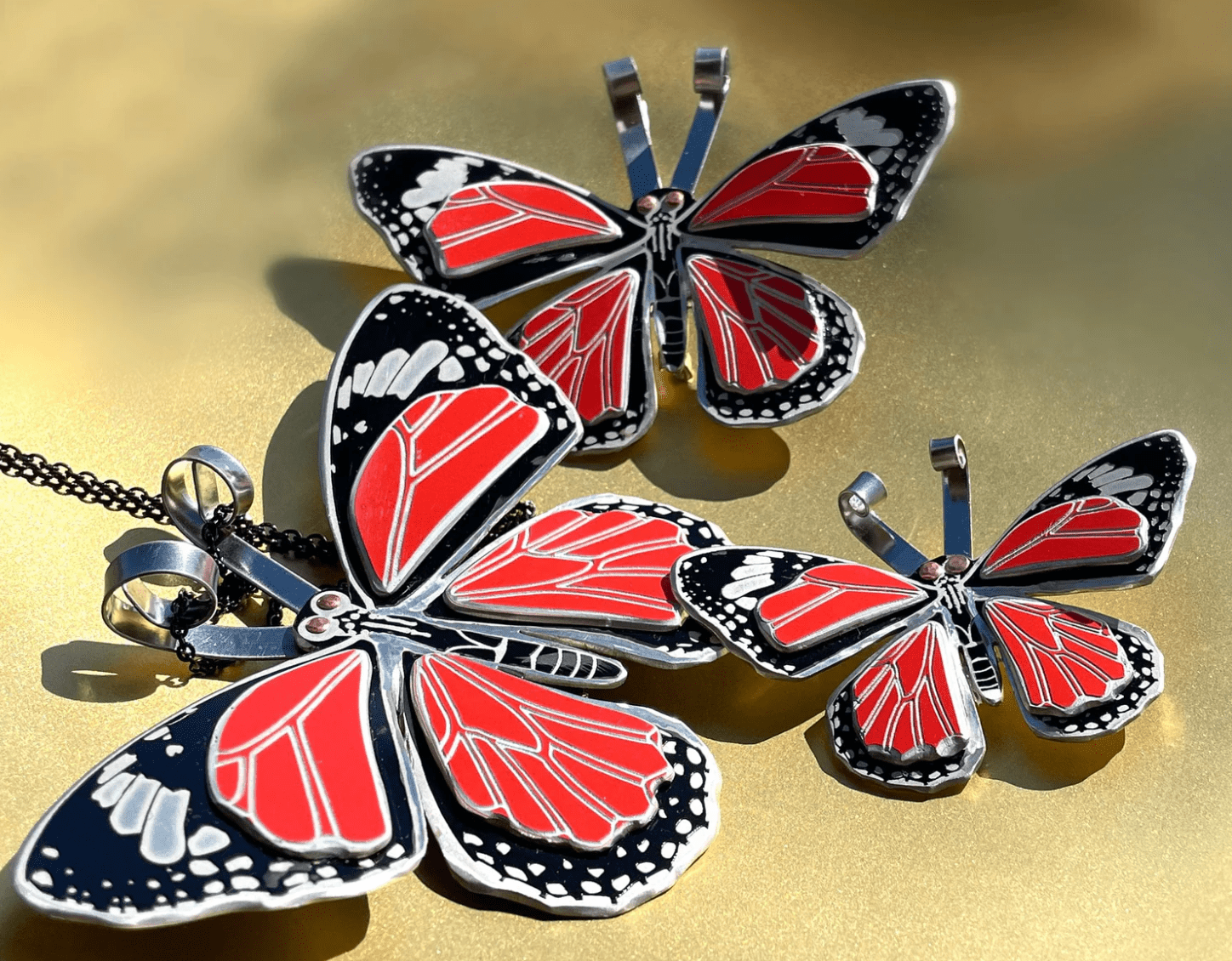 Porsche 911 & GT3RS Butterfly Necklace - Petra Star