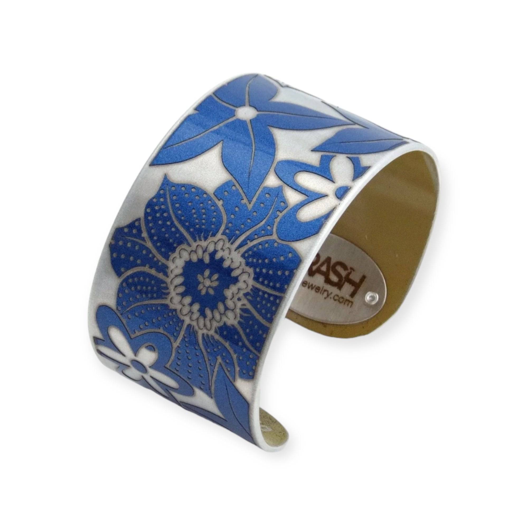 Porsche Boxster Sapphire Blue Flower Cuff - Petra Star
