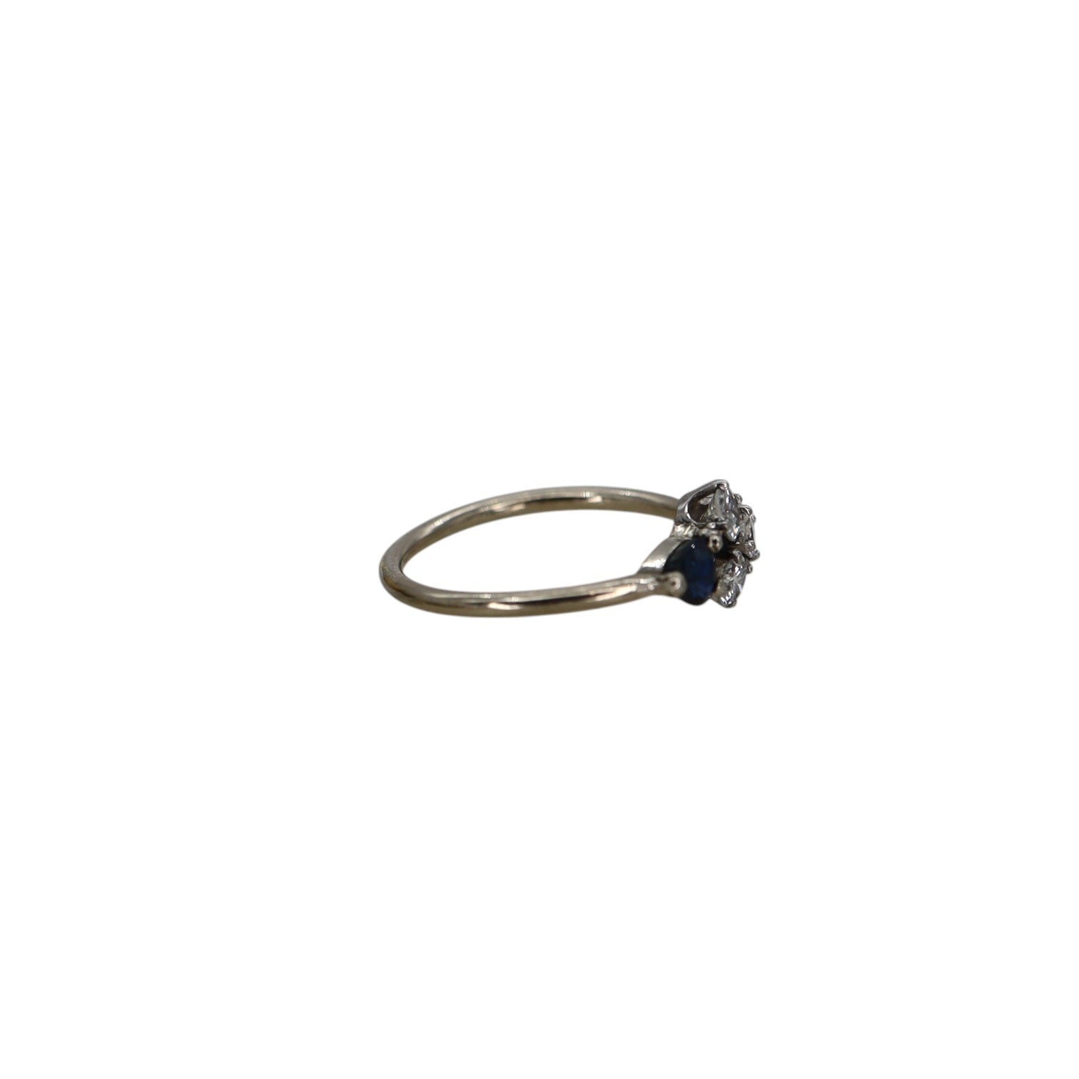 Quatrefoil Sapphire and Diamond Ring - Petra Star