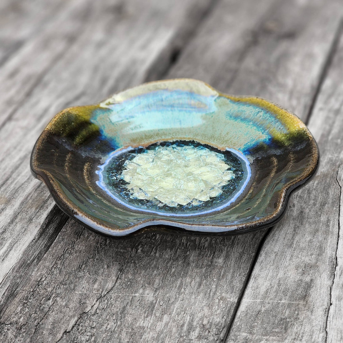 Ripple Dish Small Pottery Bowl (Made to Order) - Petra Star