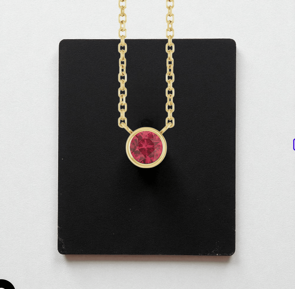Ruby Necklace - Petra Star
