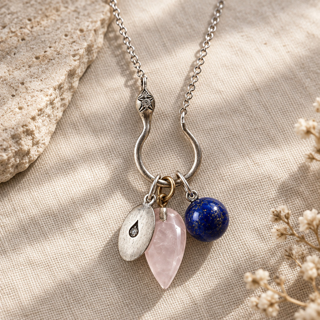 Sapera Diamond Charm Holder - Petra Star