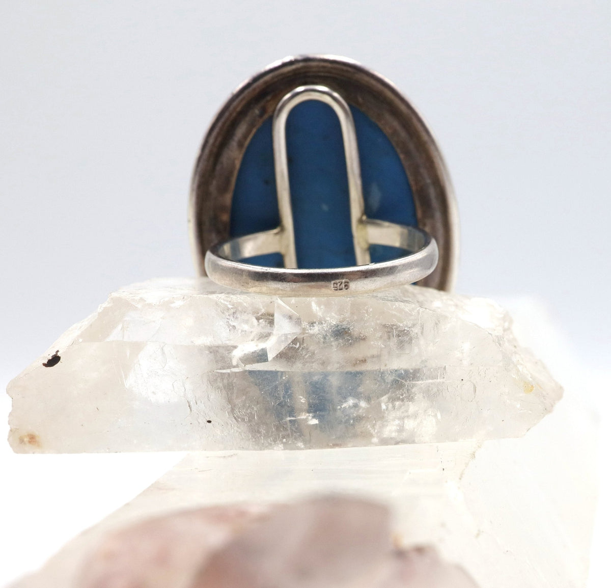 Silver Modernist Turquoise Ring - Petra StarRing
