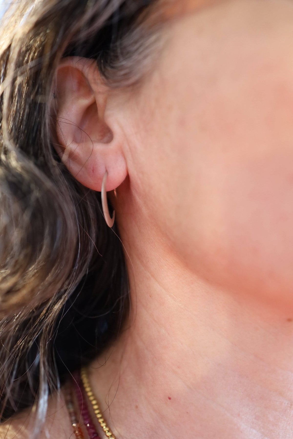 Silver Sade Hoops - Petra Star