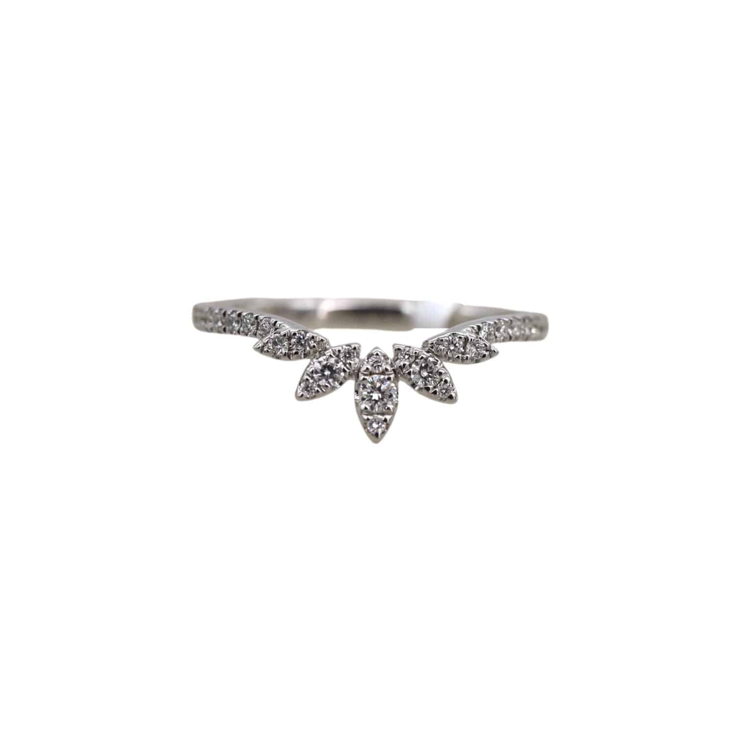 Tiara Diamond Band in 14k Gold - Petra Star