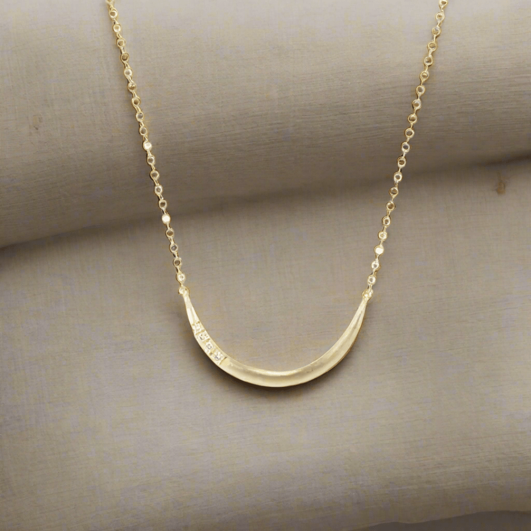 Tugay Diamond Charm Holder Necklace - Petra Star
