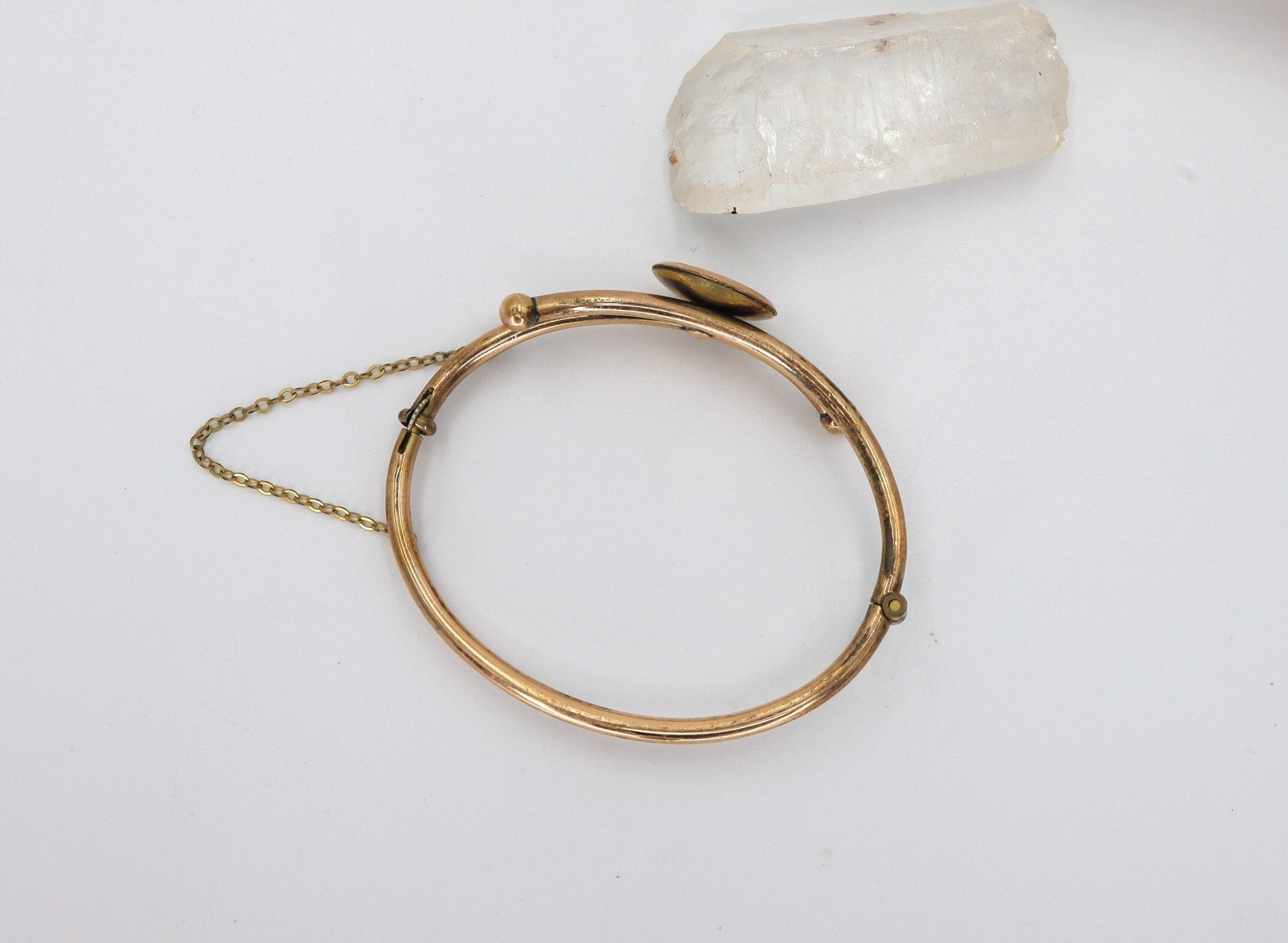Victorian Bangle Bracelet Gold Filled Bangle Bracelet Childs Size - JL1338 - Petra Star