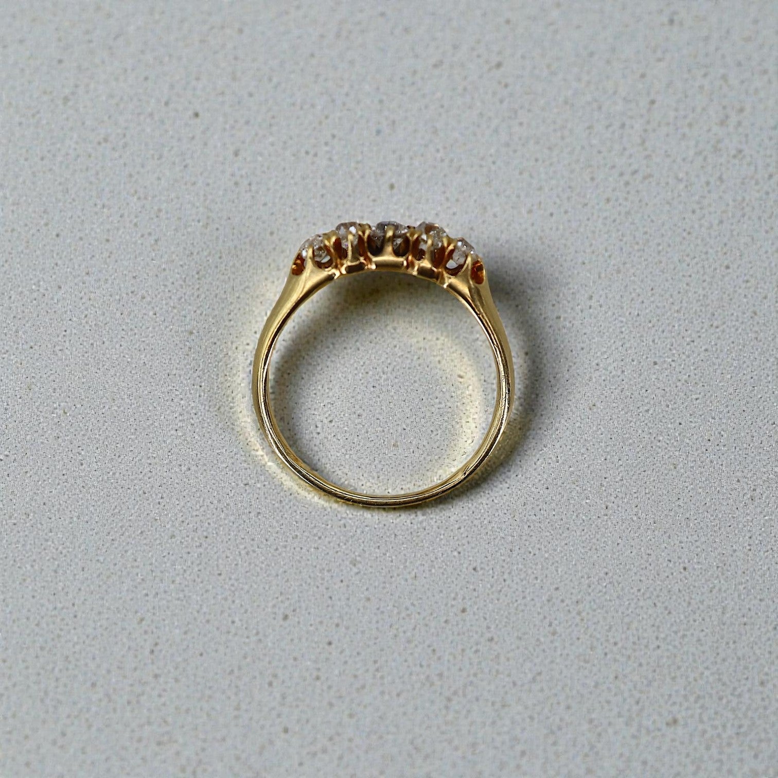 Victorian Five-Stone Diamond Band - Petra Star