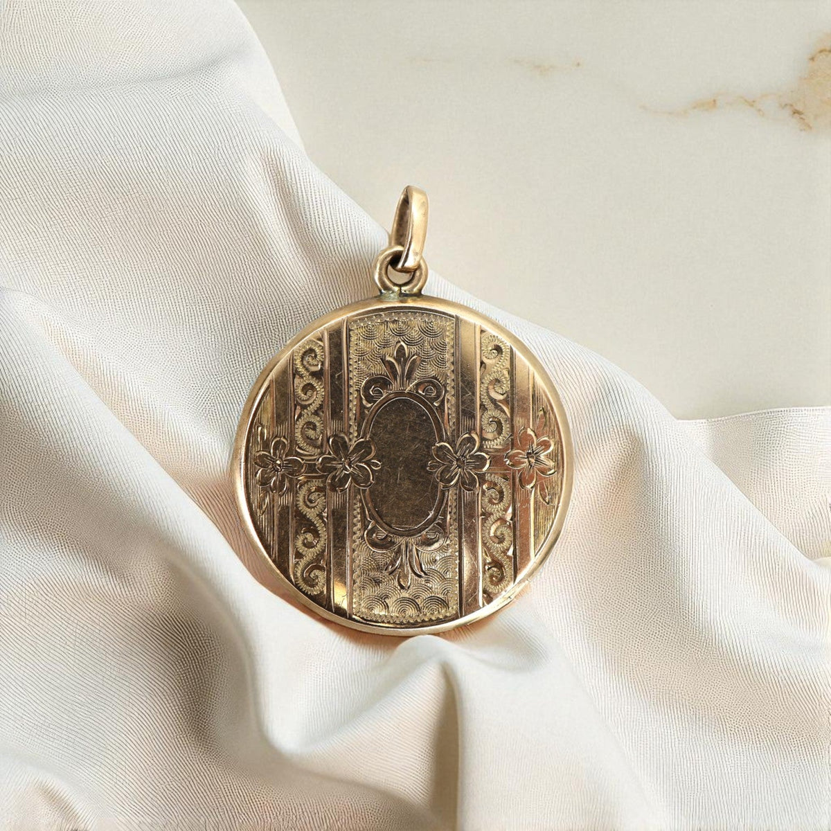 Victorian Gold Filled Locket - Petra Star