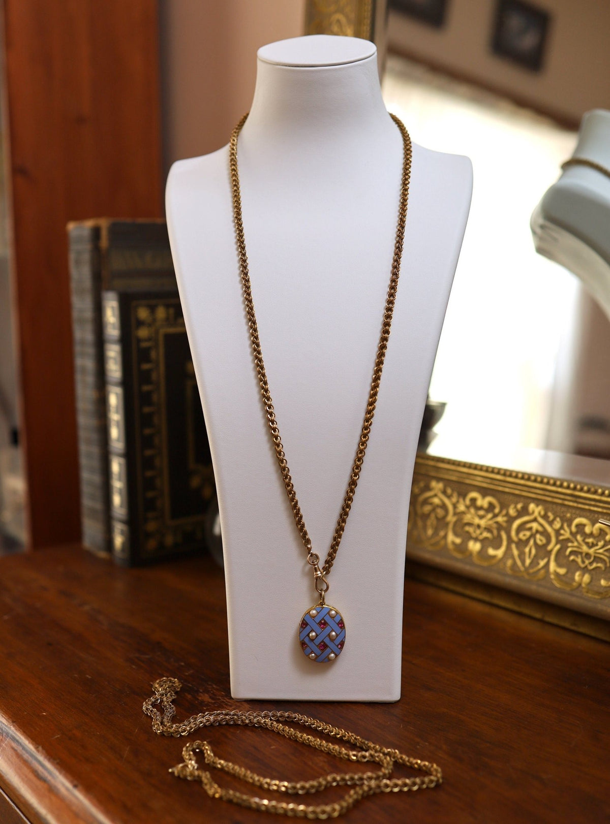 Victorian Necklace 14k Gold Victorian Heavy Slide Chain 5.1 mm Wide 30.5" & 32.5" Length - DK232 - Petra Star