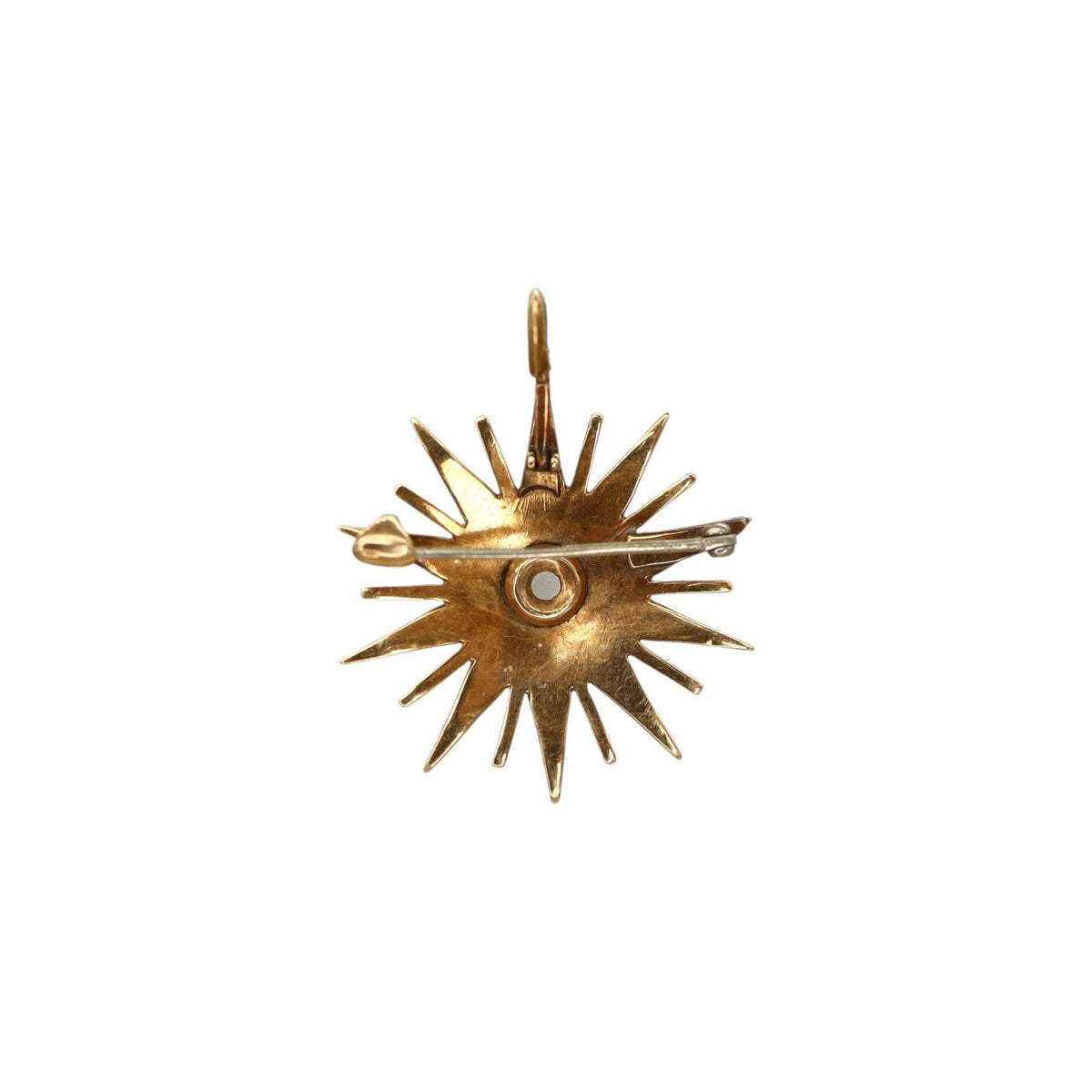 Victorian Pearl Starburst Convertible Pendant - Petra Star