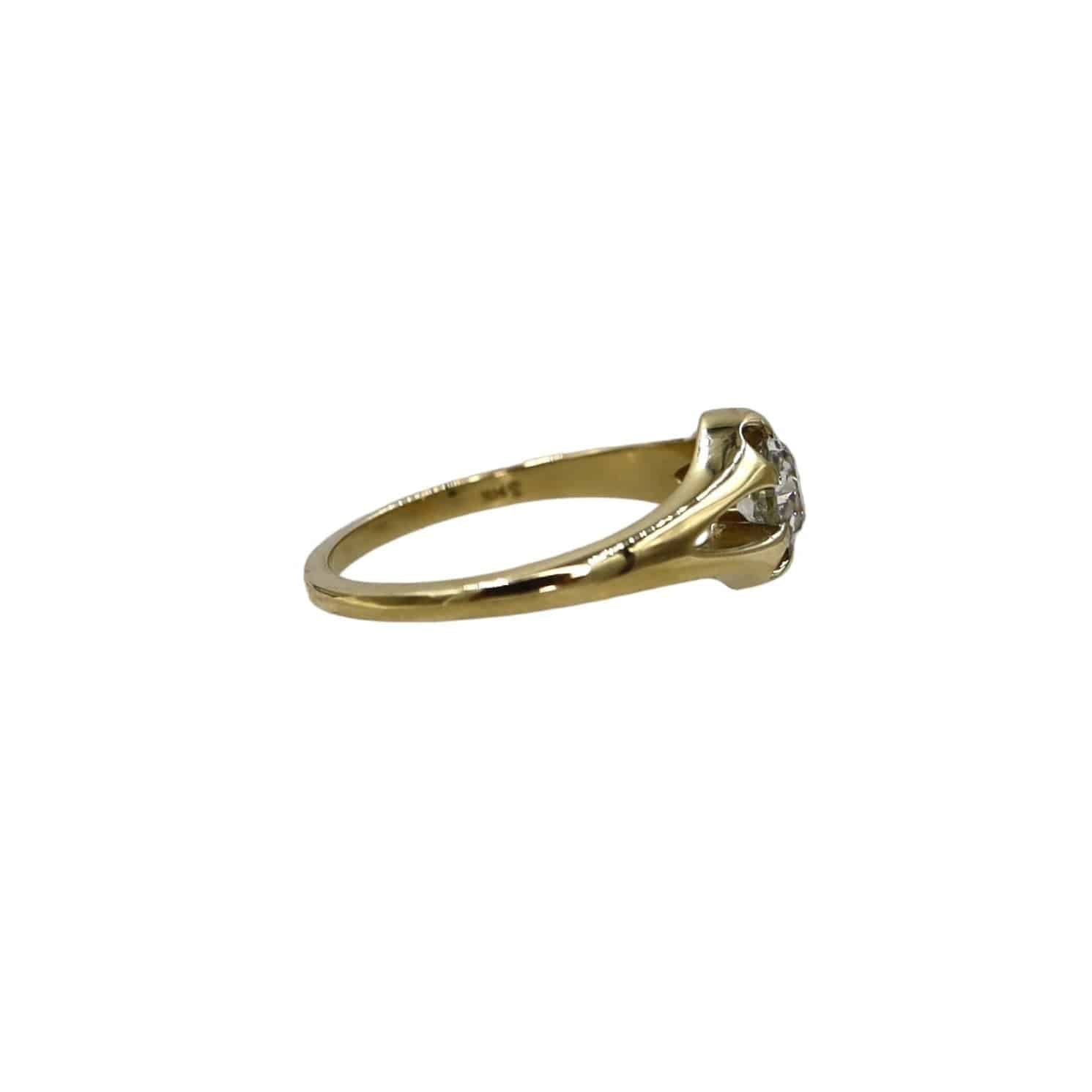 Victorian-Style Belcher Ring Mounting for 5mm Stone (Made to Order) - Petra Star