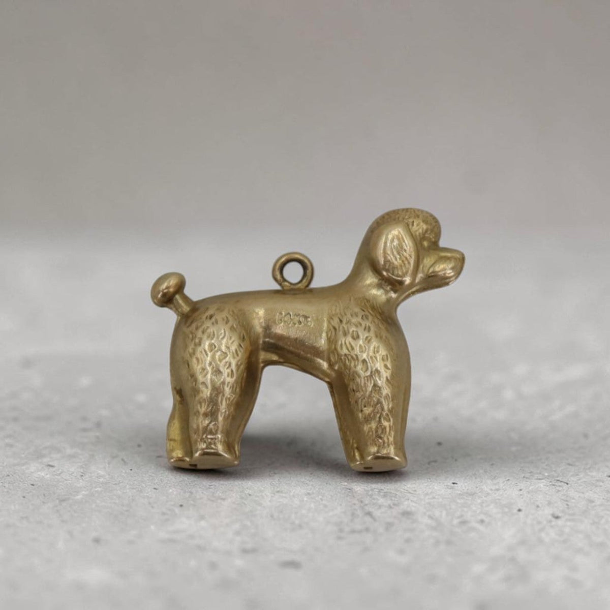 Vintage 14KT Yellow Gold Poodle Charm — Circa 1970s - Petra Star