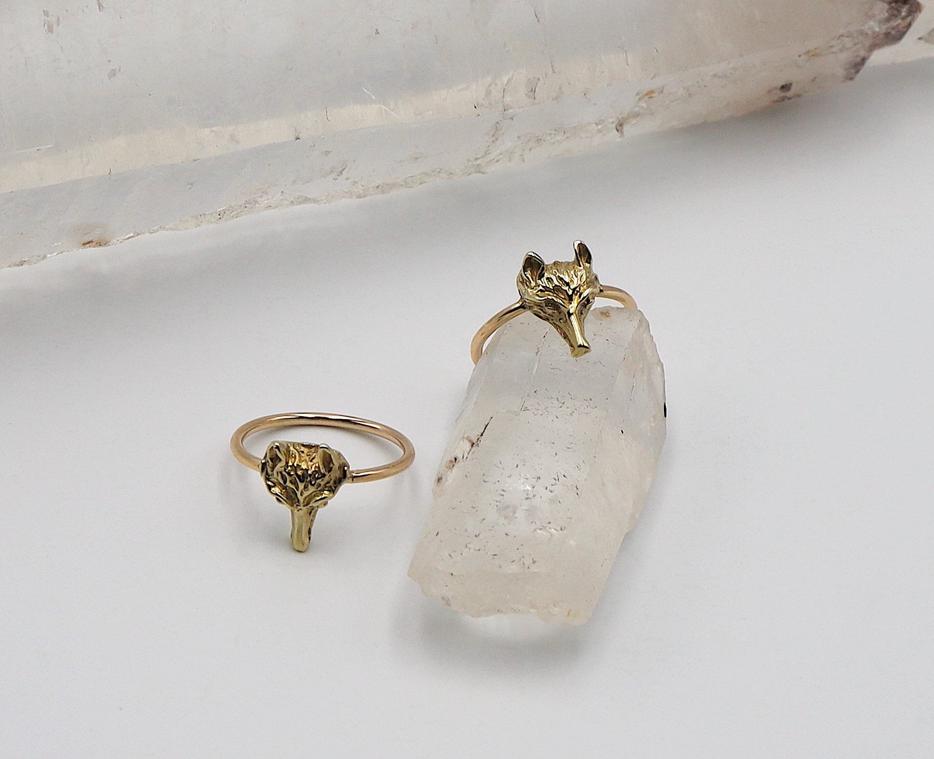 Vintage Fox Ring in 14k Gold - Petra Star