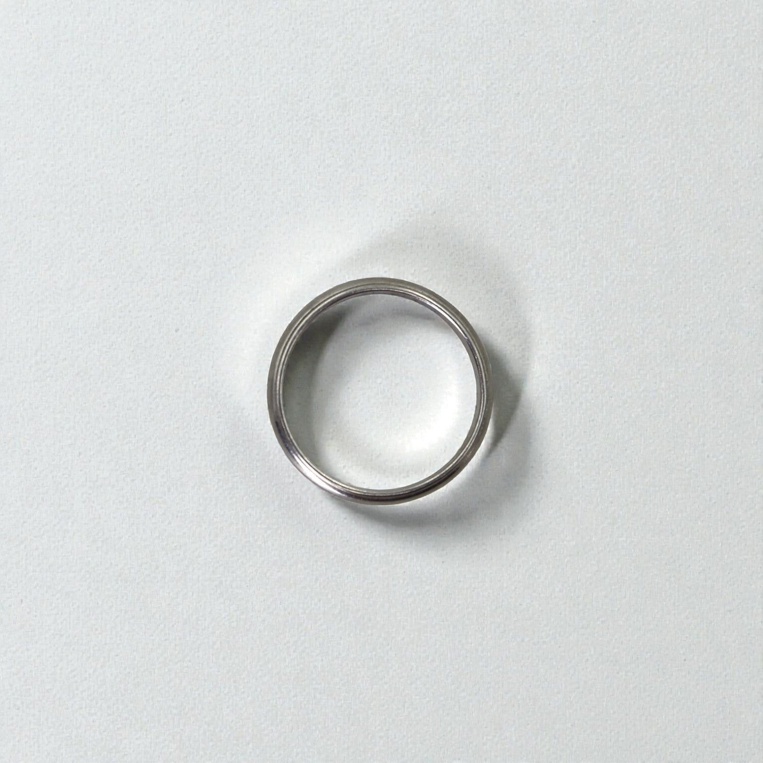 Vintage Platinum Band with Milgrain Edge 2.5MM Wide - Petra Star