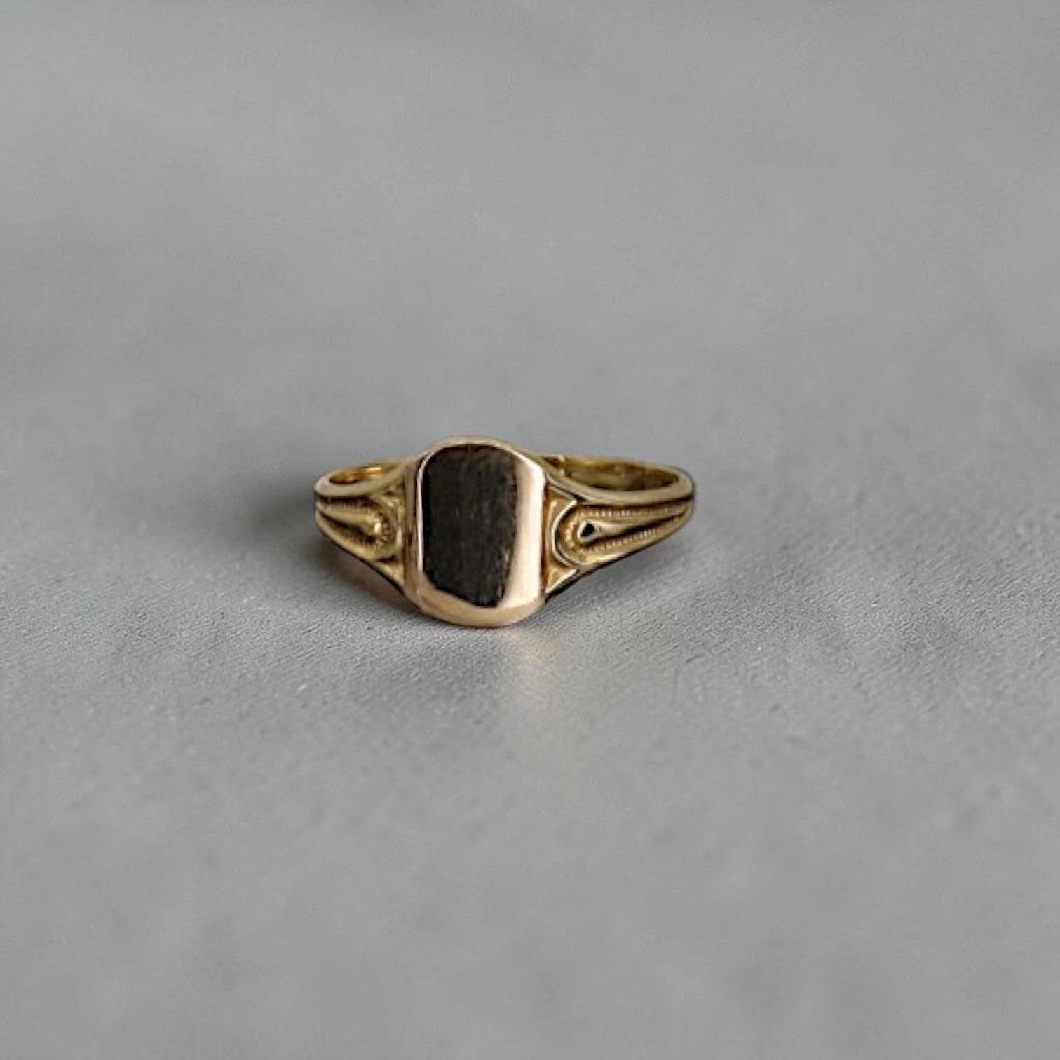 Vintage BDA 10K Gold Signet Ring, Art Deco, Circa 1920