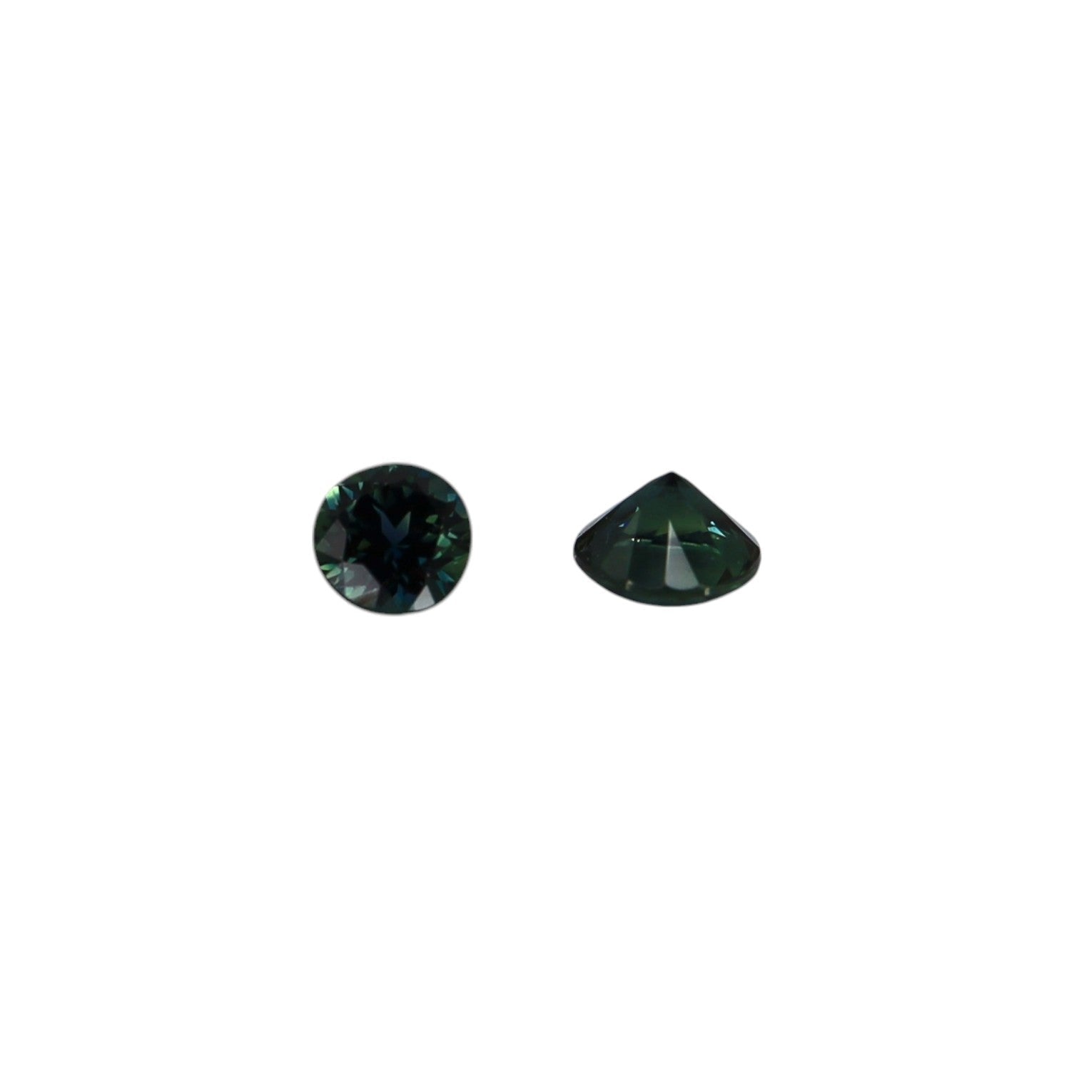 0.57-ct Australian No-Heat Bluish-Green Sapphire - Petra Star