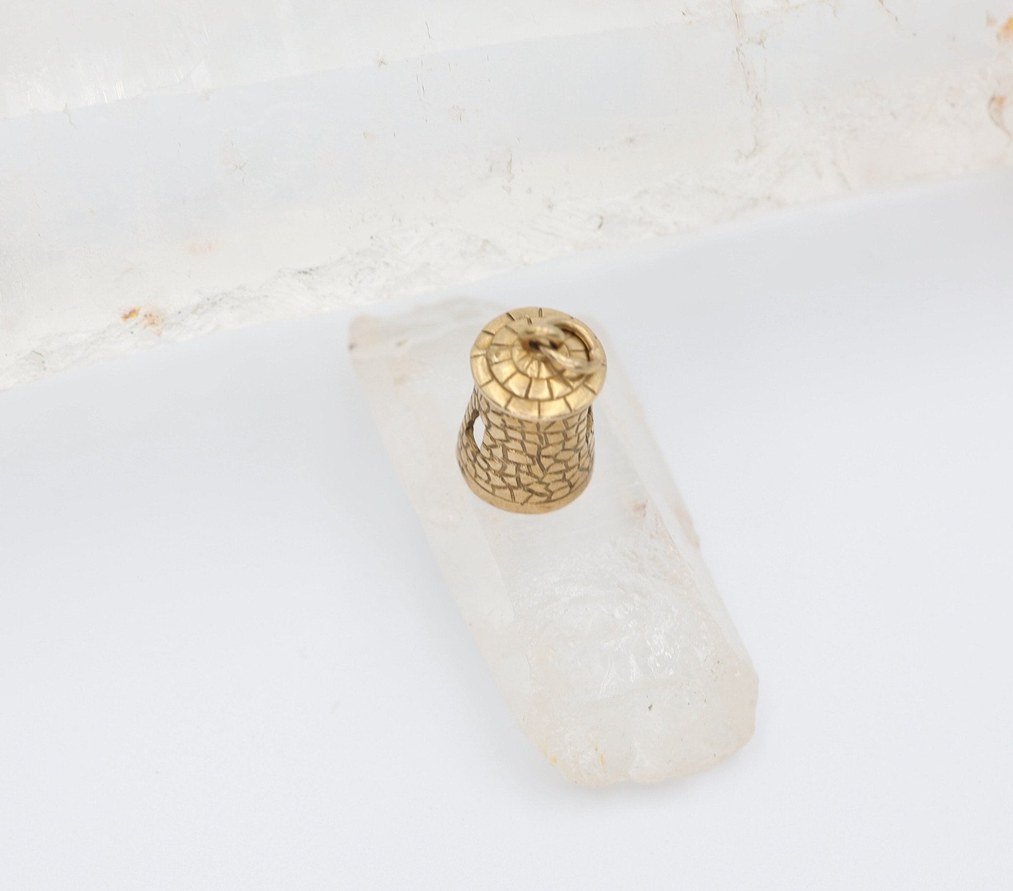 10k Gold St. Croix Sugar Mill Charm - Petra Star