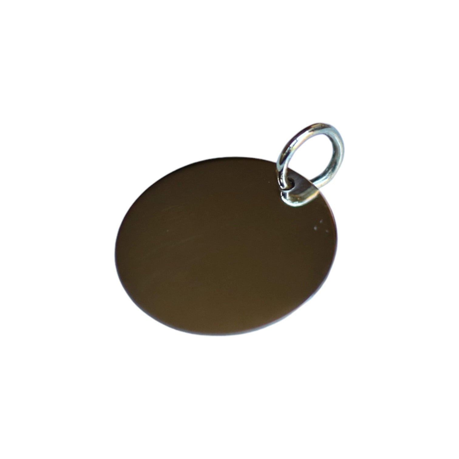 10k Mid-Century Gold Disc Pendant - Petra Star