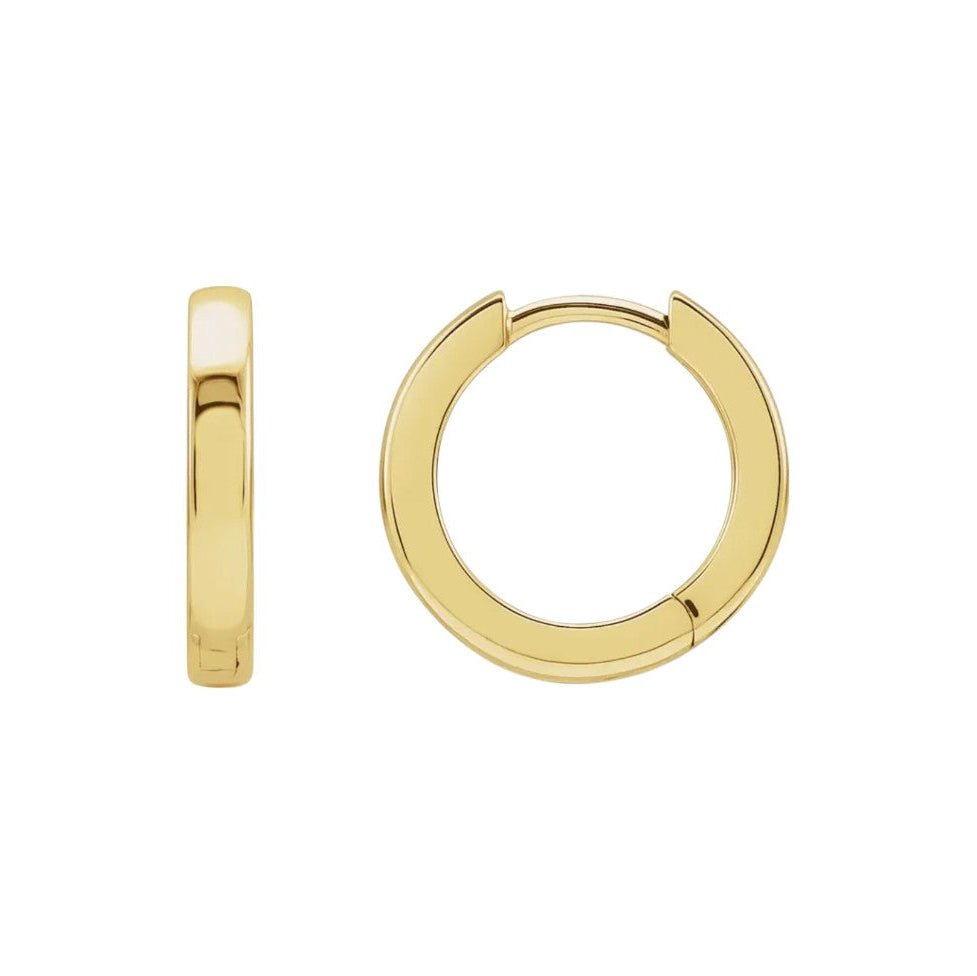 14-mm Huggie Earrings - Petra Star
