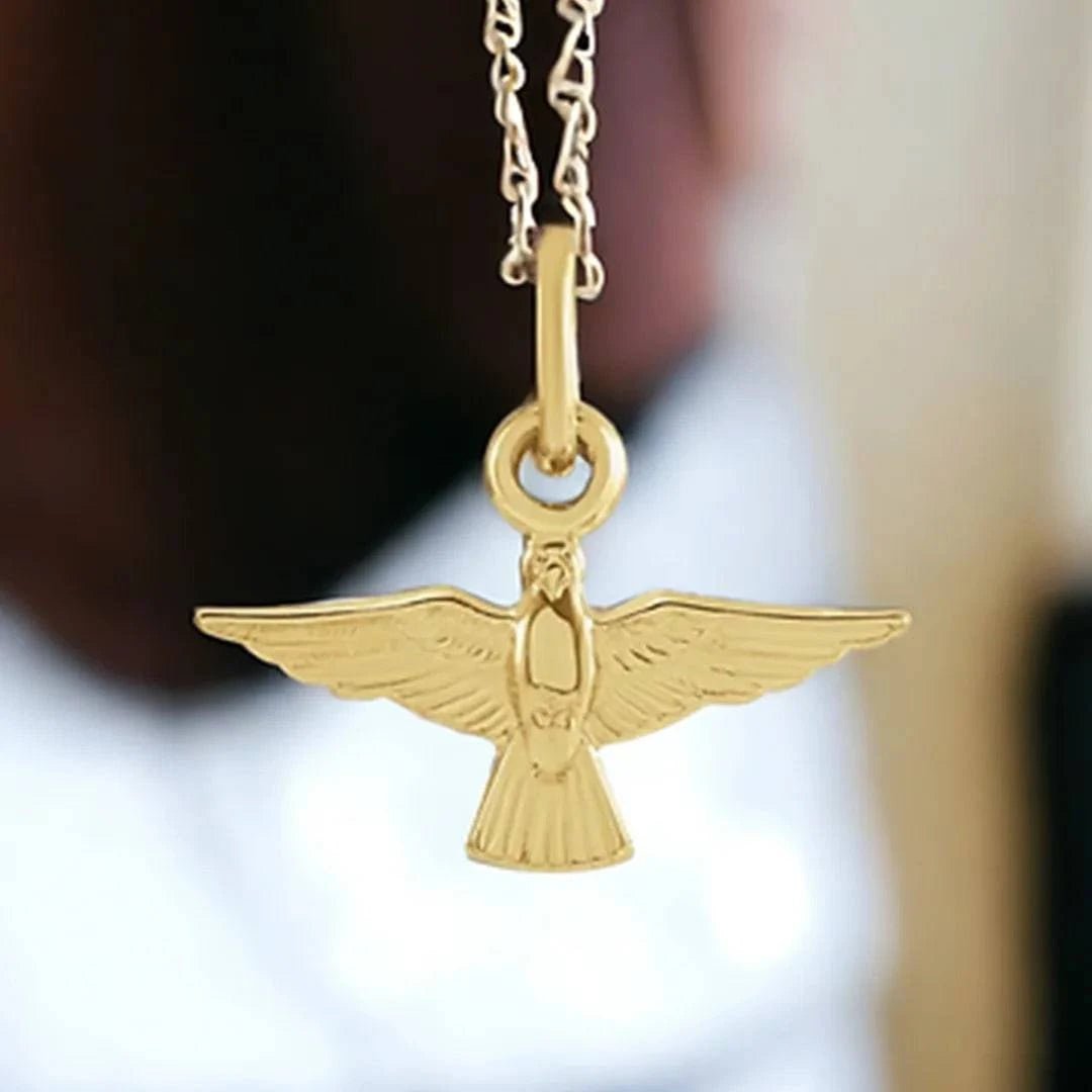 14k Gold Dove Charm – Jewelry for a Cause | Supports The Innocence Project - Petra Star