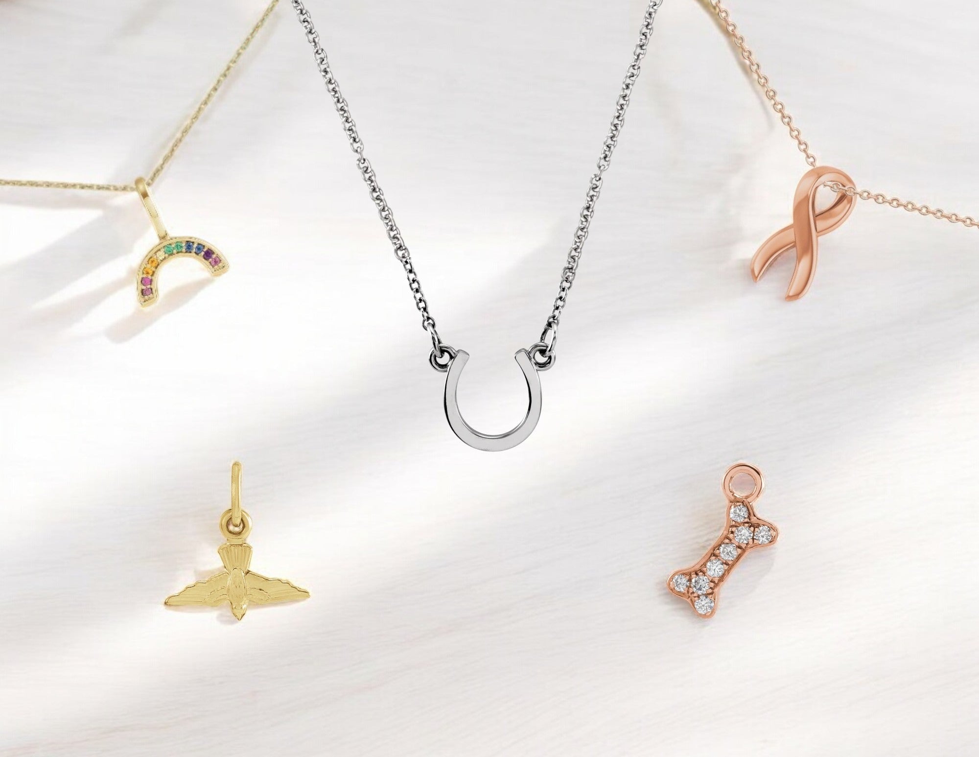 14k Gold Dove Charm – Jewelry for a Cause | Supports The Innocence Project - Petra Star