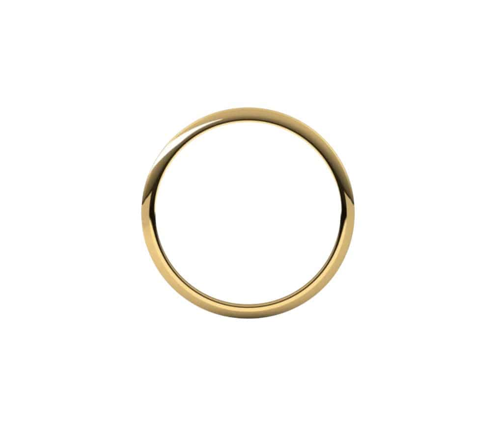 14k Gold Minimalist Stacking Band (1 mm) - Petra Star