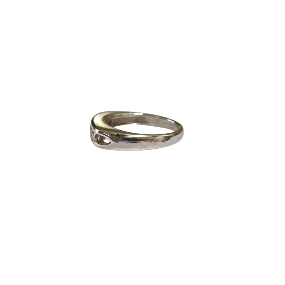 14k White Gold Diamond Anniversary/Wedding Band - Petra Star