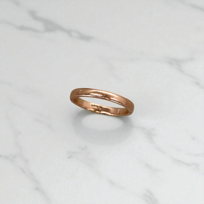 14k Rose Gold band 2.5 mm - Petra Star