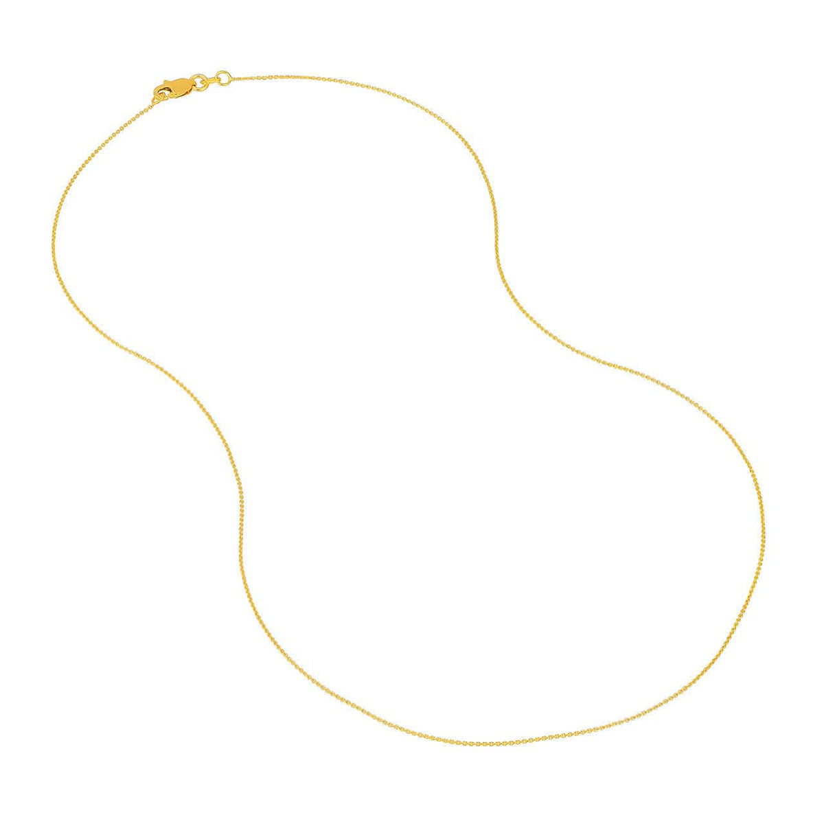 18k Gold Cable Chain - Petra Star