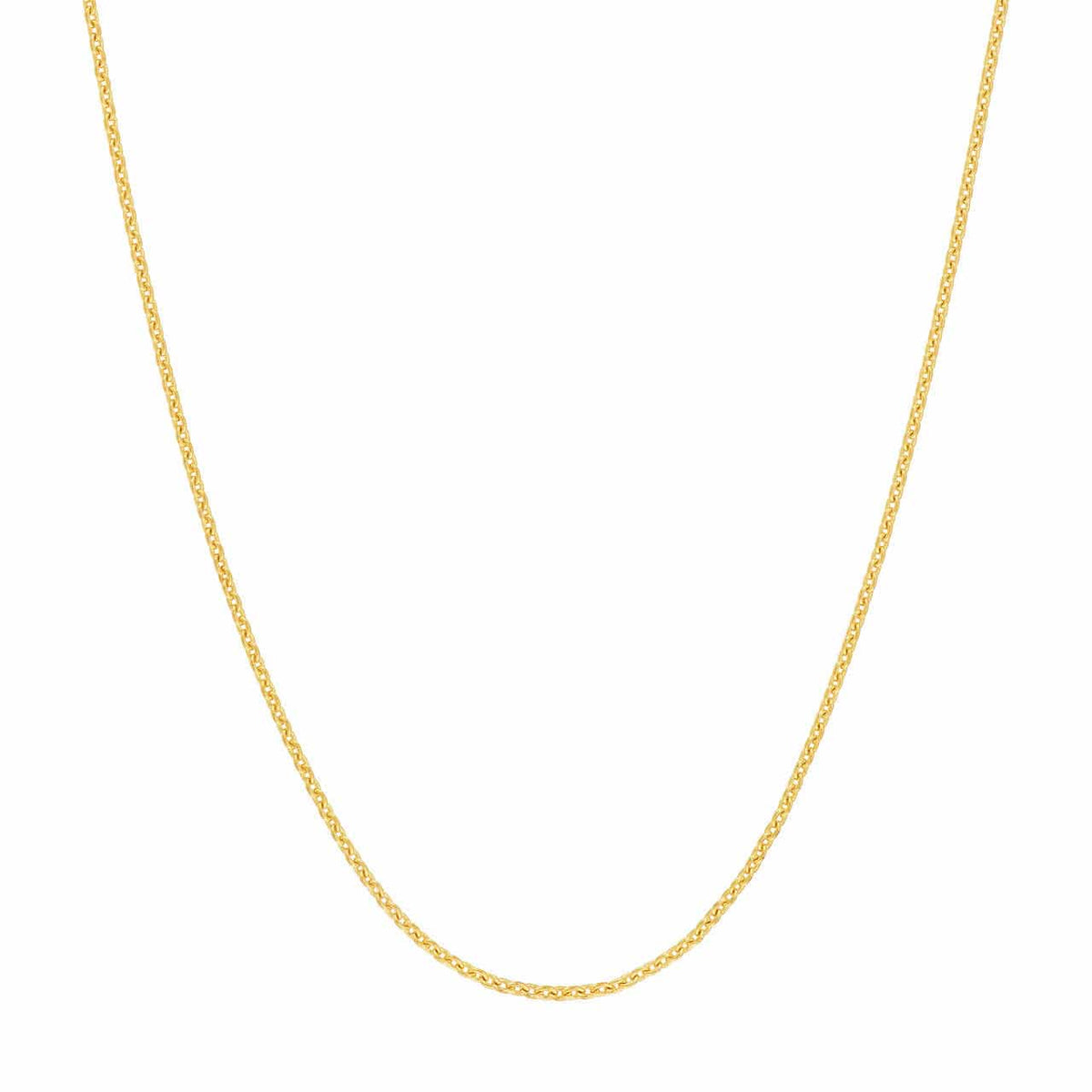 18k Gold Cable Chain - Petra Star