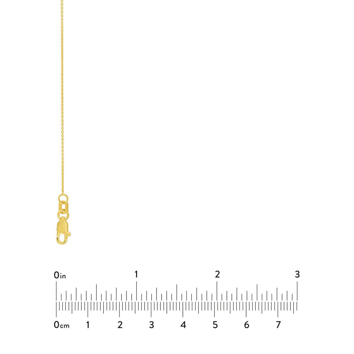 18k Gold Cable Chain - Petra Star