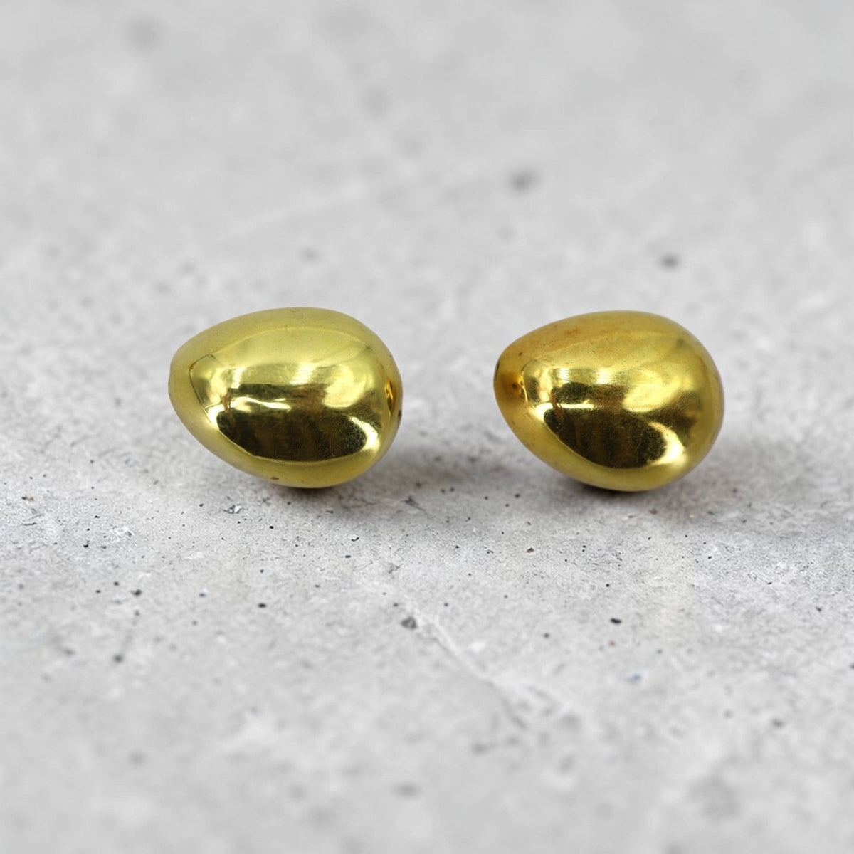 18k Yellow Gold Nugget Beads LARGE 19.2 x 14.9 x 11.2 MM - Petra Star