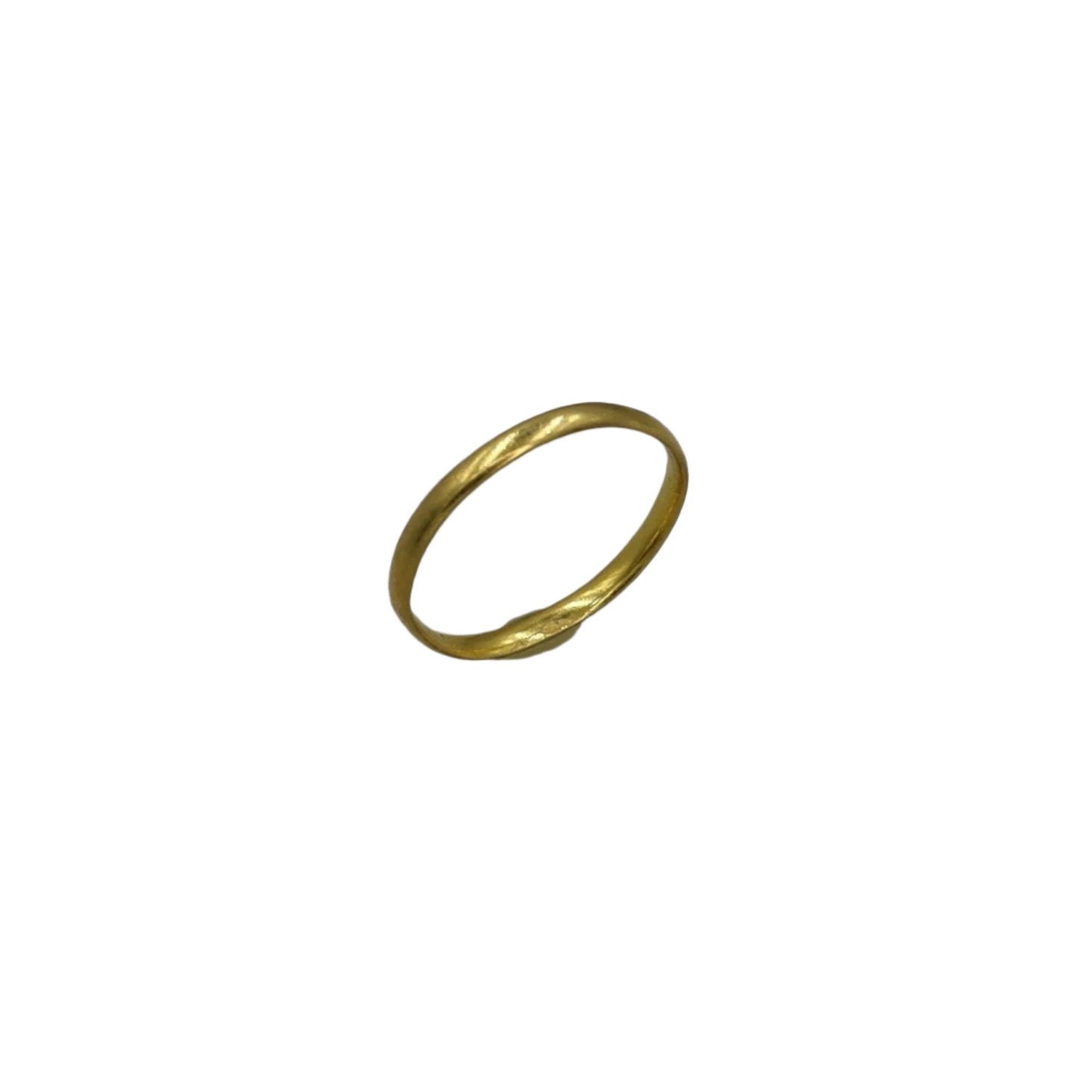 22k Yellow Gold Art Deco Band Hallmarked 1928 Sheffield - Petra Star