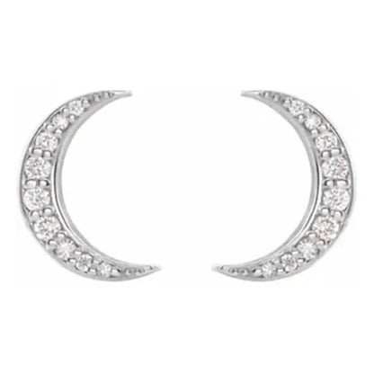 Waning Moon Studs - Petra Star