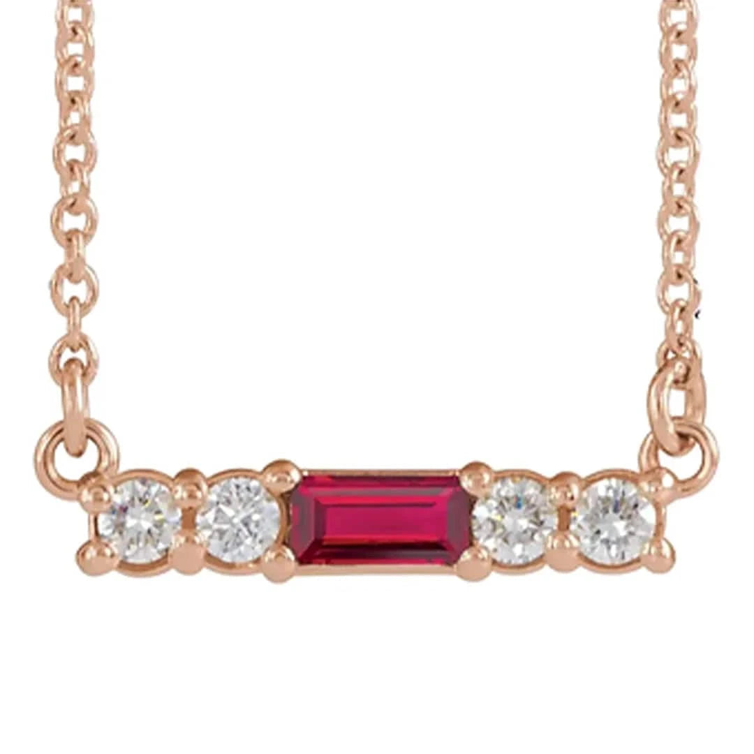 Petra Star Lumière Birthstone Necklace featuring a sparkling gemstone pendant on a delicate chain.