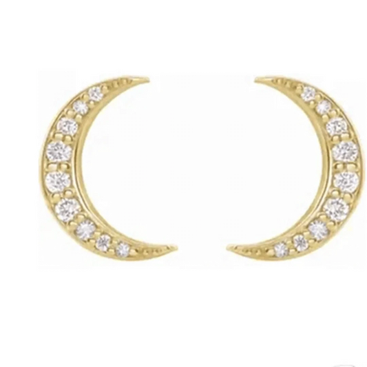 Waning Moon Studs - Petra Star