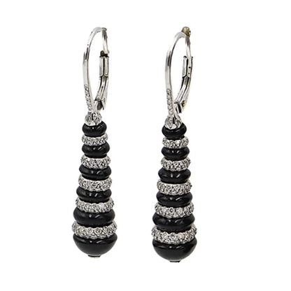 Katherine Graham Black & White Earrings - Petra Star