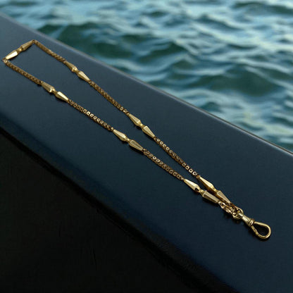 Art Deco Gold Filled Chain - Petra Star