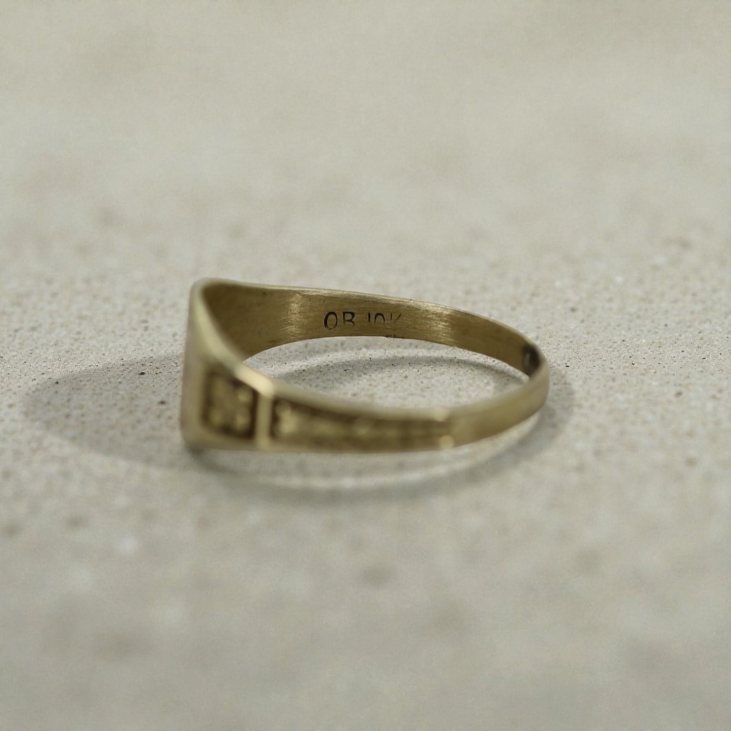 Antique Signet Ring 10k Yellow Gold