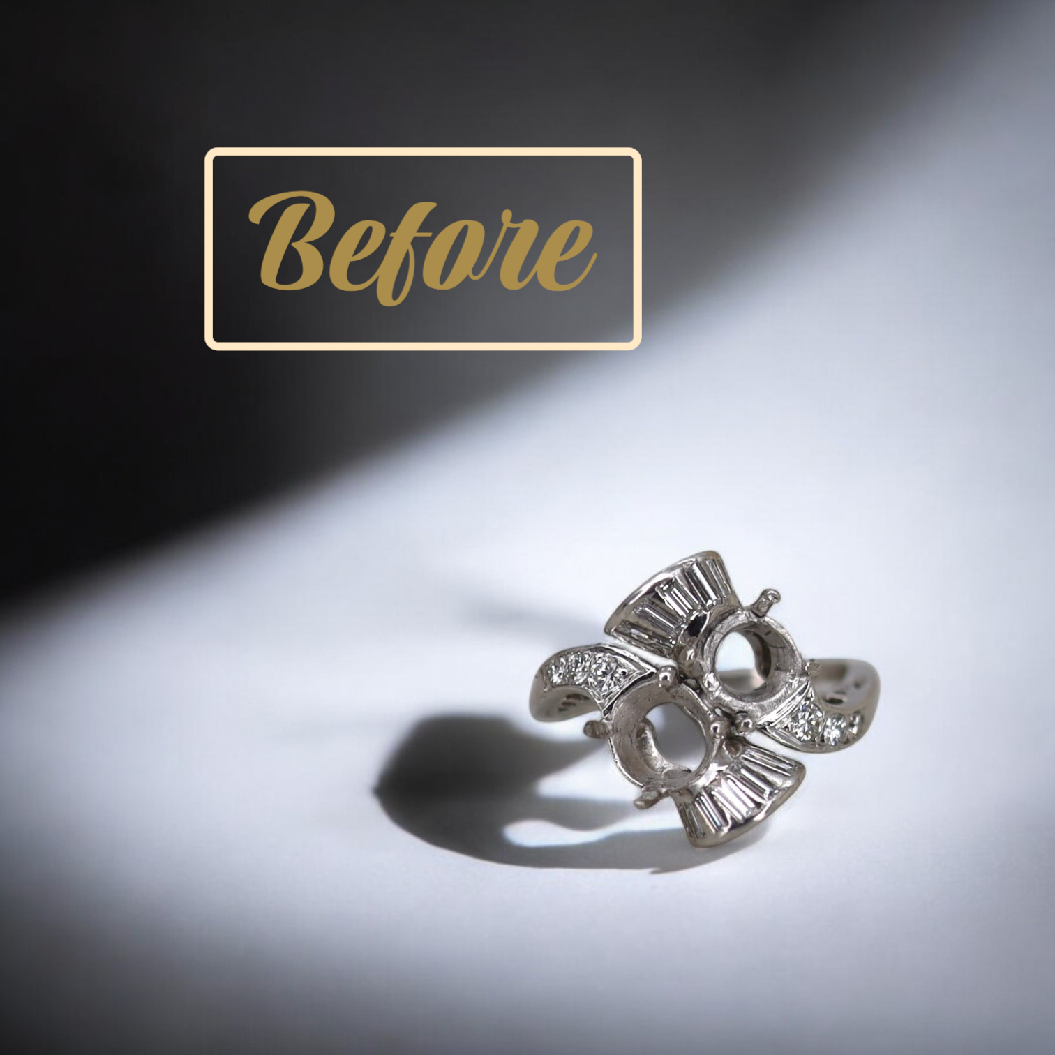 Art Deco platinum ring with Andalusite gemstone, featuring intricate vintage design and elegant craftsmanship.