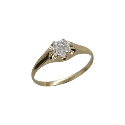 Belcher Diamond Ring