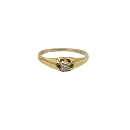 Antique Victorian Diamond Belcher Ring