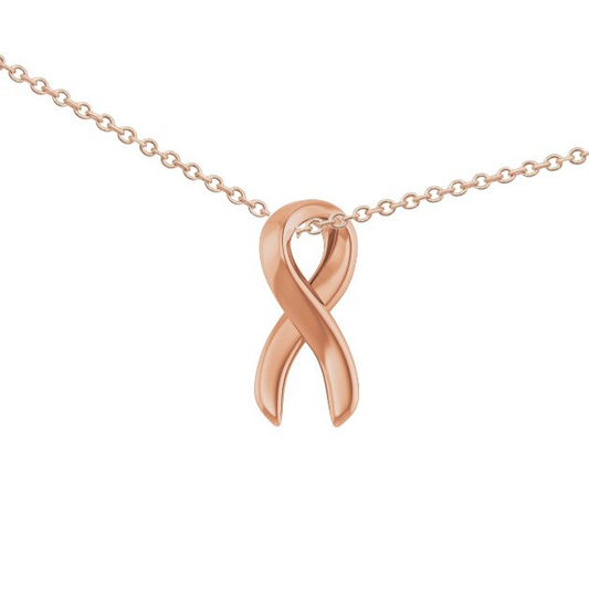 Breast Cancer Ribbon Charm
