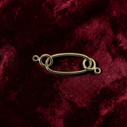 Petra Star Paperclip Charm Holder Clasp - Petra Star