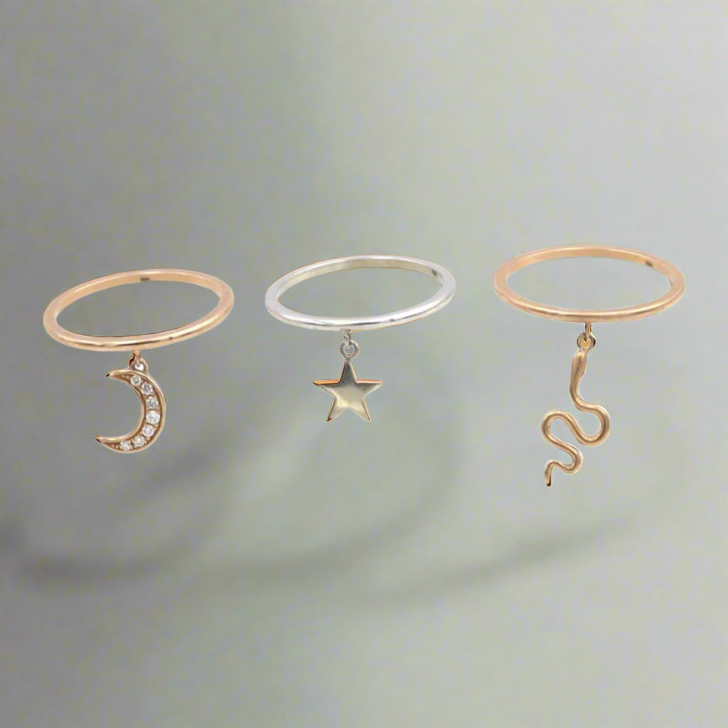 Witchy Charm Rings - Petra Star