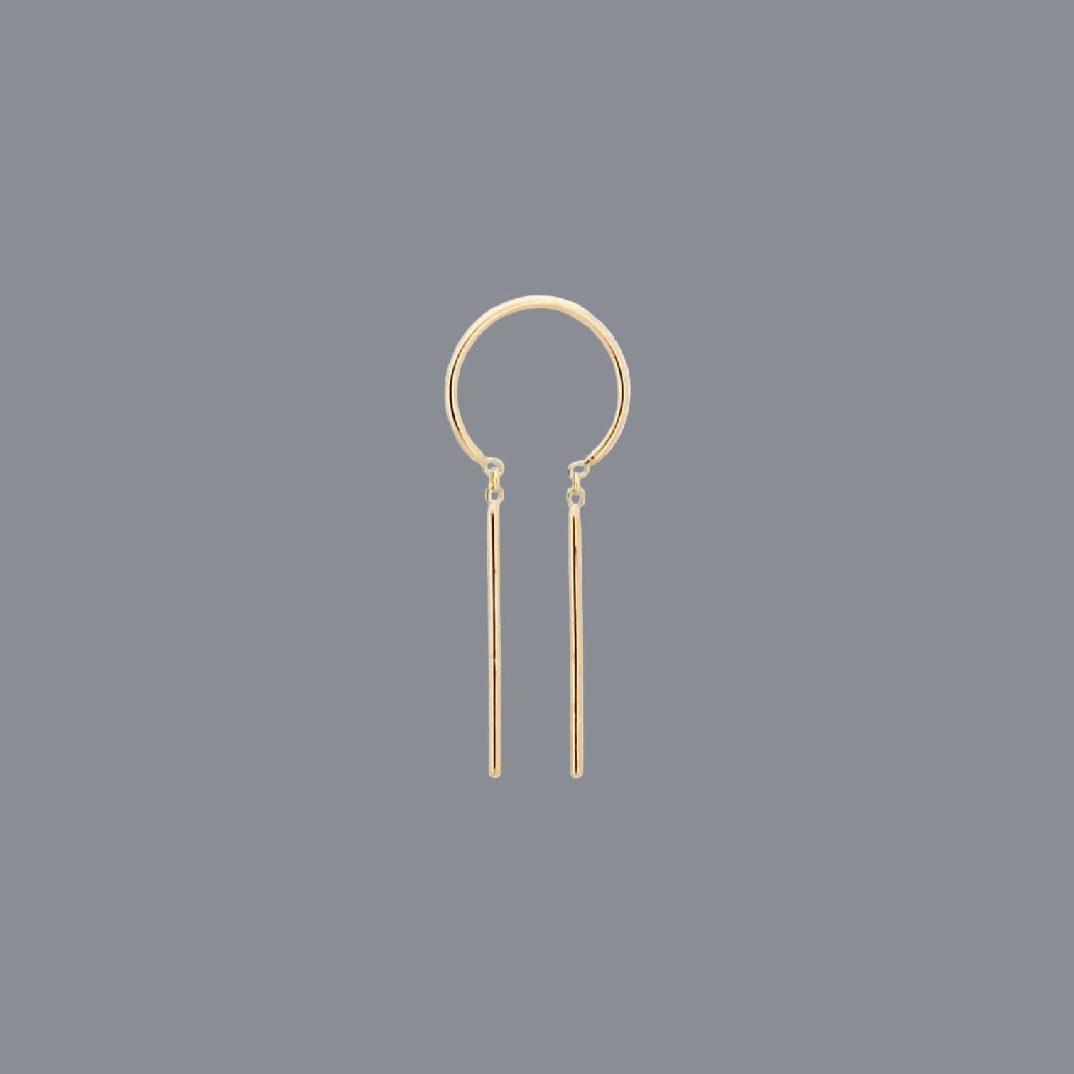 Chime Earrings in 14k Yellow Gold - Petra Star